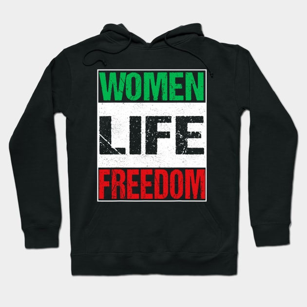 Rise With The Women Of Iran Women Life Freedom Hoodie by ArchmalDesign